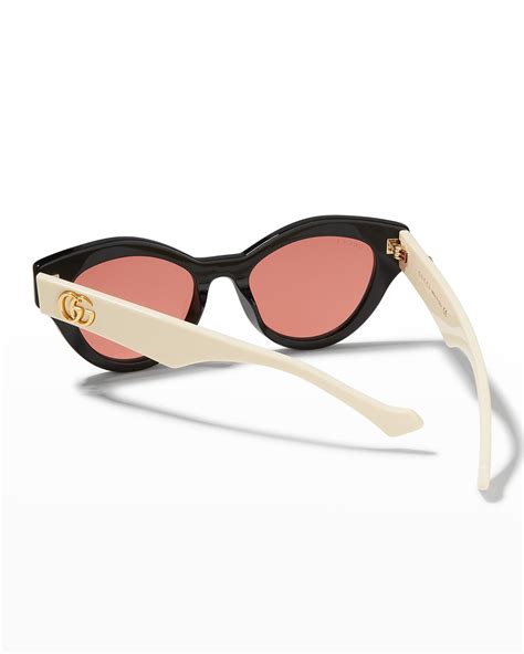 gucci cat-eye acetate sunglasses|luxury designer sunglasses cat eye.